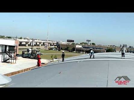 238T Curved Metal Panels - Onsite Fabrication